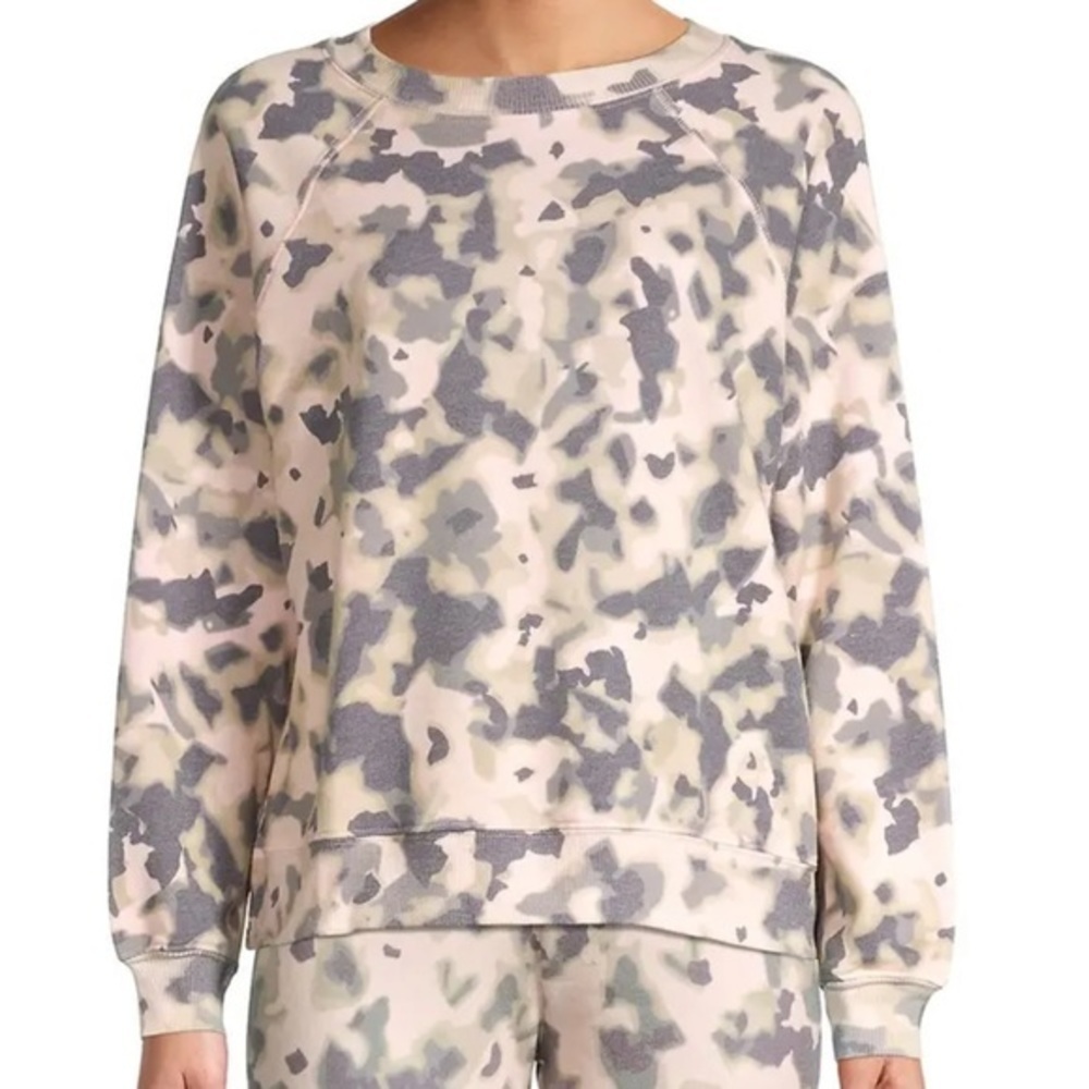 Wildfox Sommers Tortoise Shell Print Pullover Sweatshirt Multi Sz S New w tags